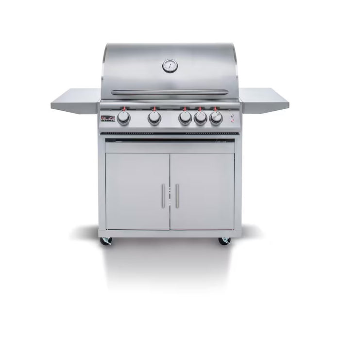 Blaze Premium LTE Marine Grade 32-Inch 4-Burner Propane Grill w/ Rear Infrared Burner & Grill Lights
