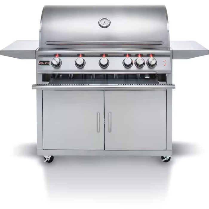 Blaze Premium LTE 40-Inch 5-Burner Natural Gas Grill w/ Ceramic Flame Tamers