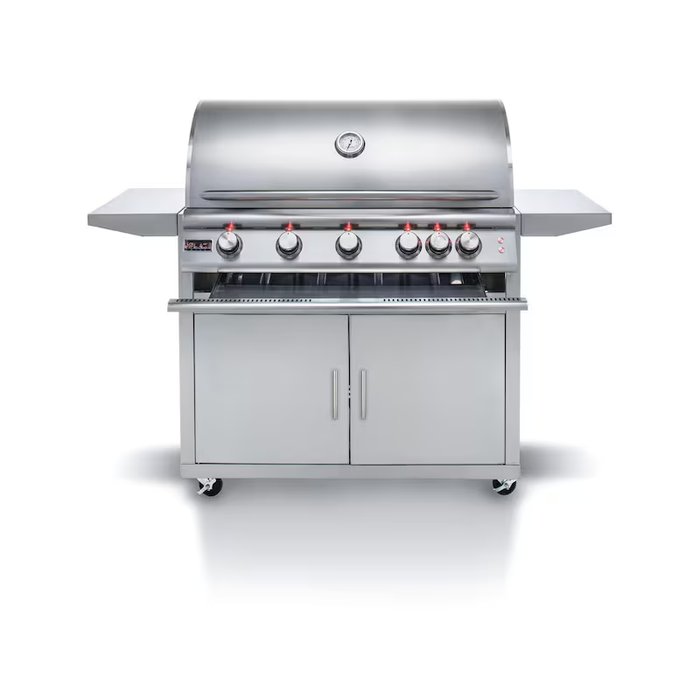 Blaze Premium LTE 40-Inch 5-Burner Natural Gas Grill w/ Rear Infrared Burner & Grill Lights