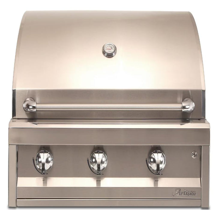 Artisan American Eagle 32-Inch 3-Burner Built-In Natural Gas Grill - AAEP-32-NG
