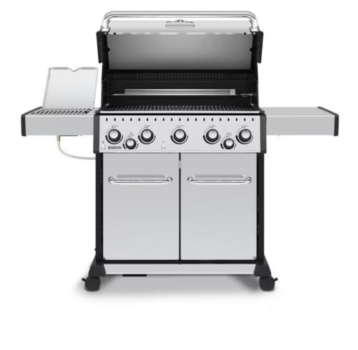Broil King Baron S 590 Pro IR 5-Burner Propane Gas Grill With Rotisserie and Sear Station - 876944