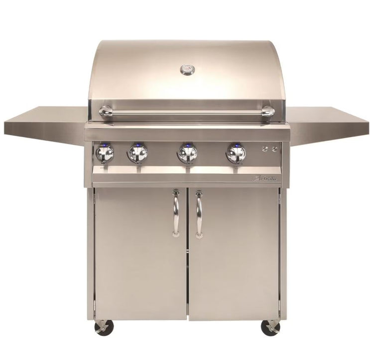 Artisan Professional 32-Inch 3-Burner Freestanding Natural Gas Grill With Rotisserie - ARTP-32C-NG
