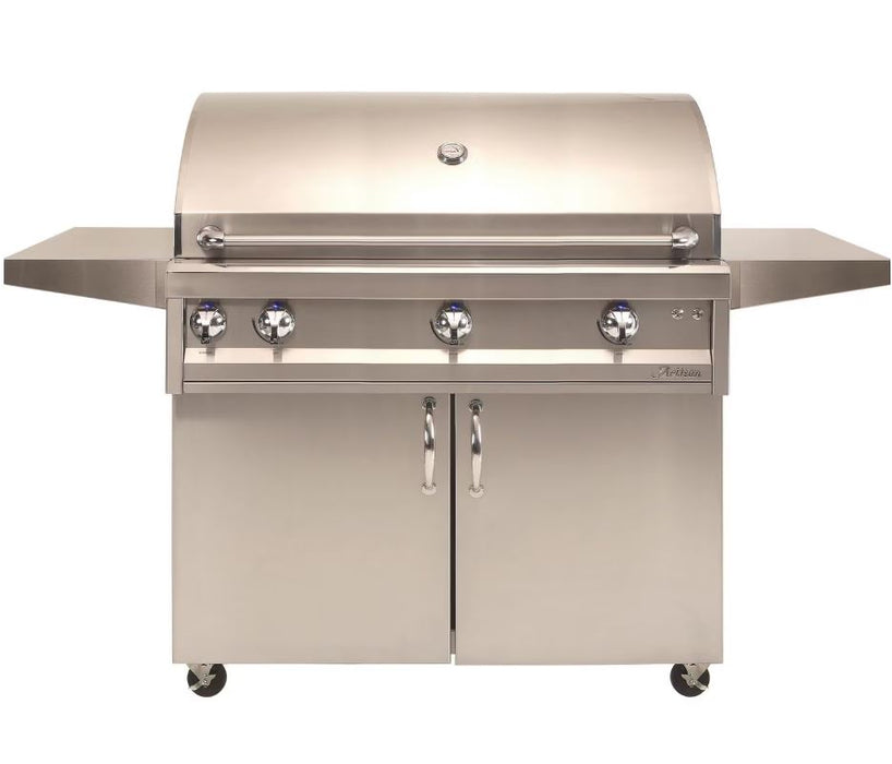 Artisan Professional 42-Inch 3-Burner Freestanding Propane Gas Grill With Rotisserie - ARTP-42C-LP