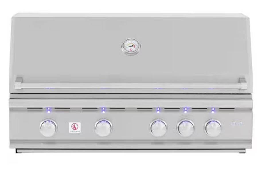 Summerset TRL 38-Inch 4-Burner Built-In Natural Gas Grill With Rotisserie - TRL38-NG