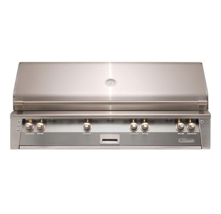 Alfresco ALXE 56-Inch Built-In Natural Gas All Grill With Sear Zone And Rotisserie in Signal Gray - ALXE-56BFG-NG-S7004