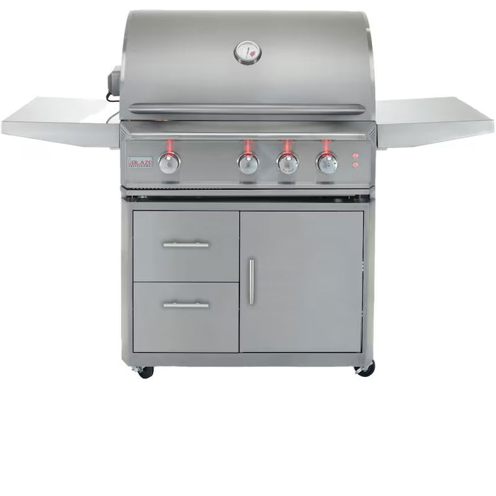 Blaze Professional LUX 34-Inch 3-Burner Propane Grill w/ Rear Infrared Burner